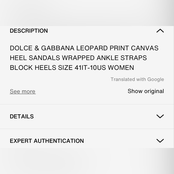 Dolce & Gabbana Leopard Print Leather Heels, 4” Heel - Picture 6 of 9